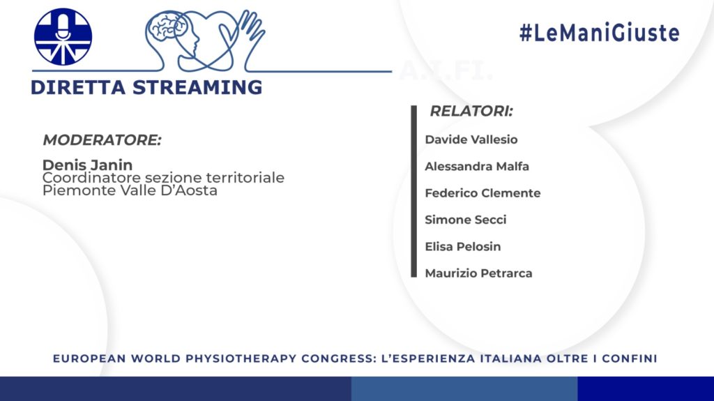 European World Physiotherapy Congress: l’esperienza italiana, seconda parte