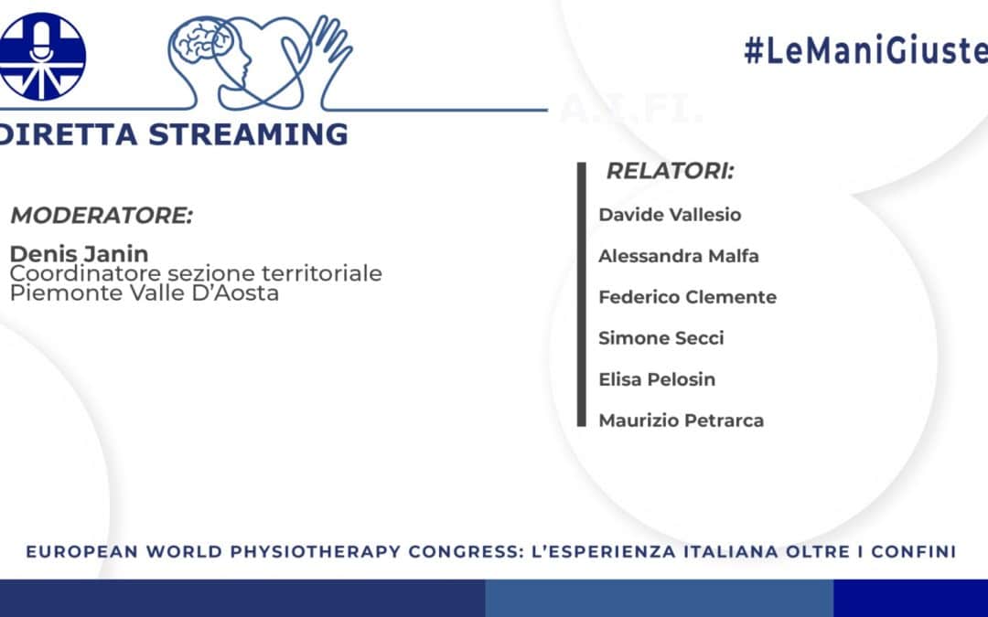 European World Physiotherapy Congress: l’esperienza italiana, seconda parte