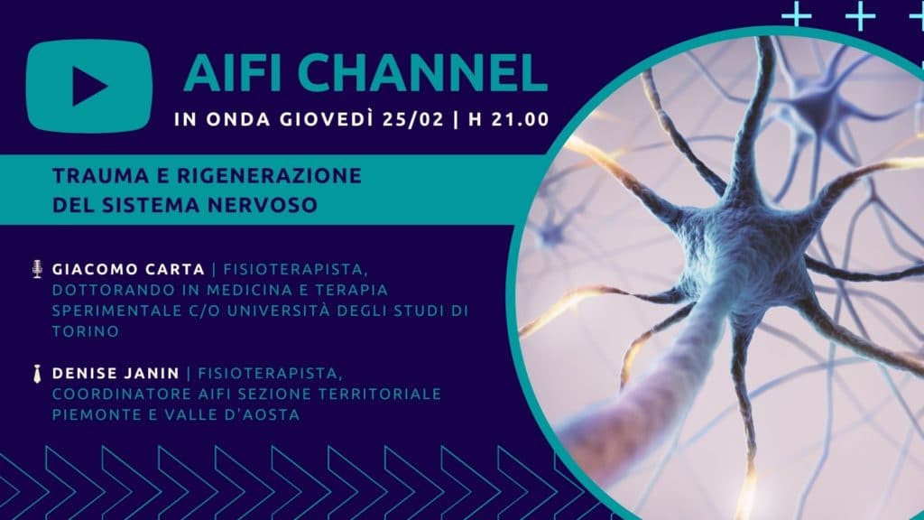 AIFI Channel: neuropatie da trauma e fisioterapia in onda il 25/02