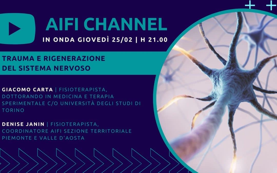 AIFI Channel: neuropatie da trauma e fisioterapia in onda il 25/02