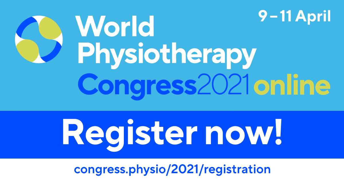 World Physiotherapy Congress 2021: ultimi giorni per iscriversi!