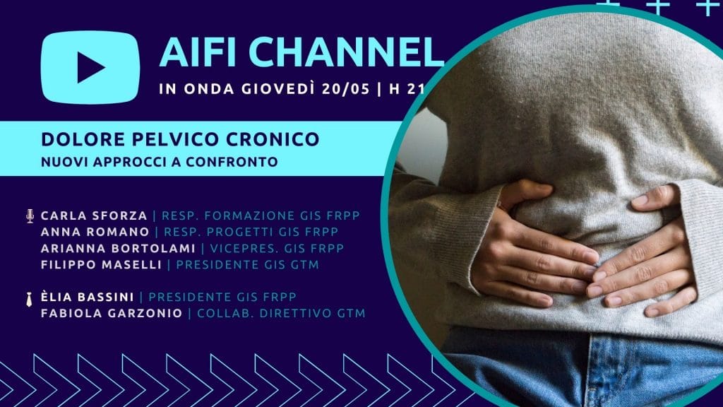 Chronic Pelvic Pain: il 20/5 nuovo episodio su AIFI Channel