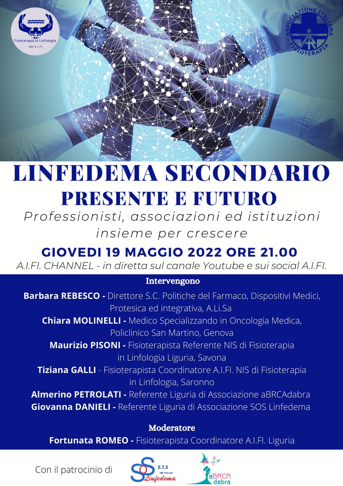 Linfedema secondario: presente e futuro, 19 maggio 2022