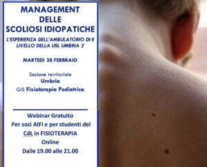 Scoliosi Idiopatica,Pediatrico,Fisioterapia,schiena,management
