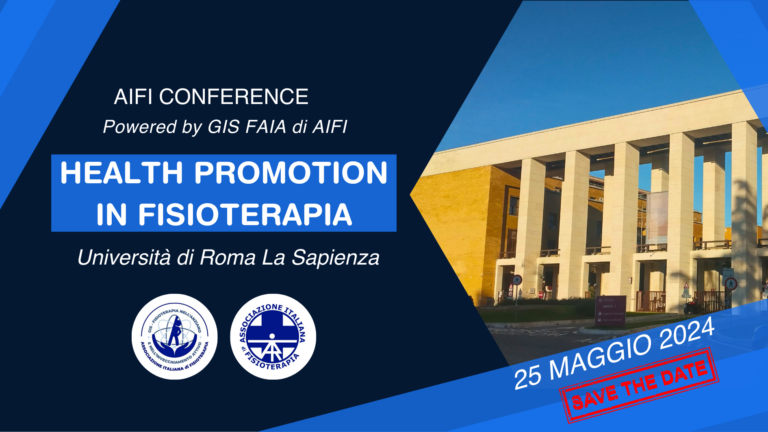 AIFI Conference - GIS FAIA 2024 "Health Promotion In Fisioterapia ...