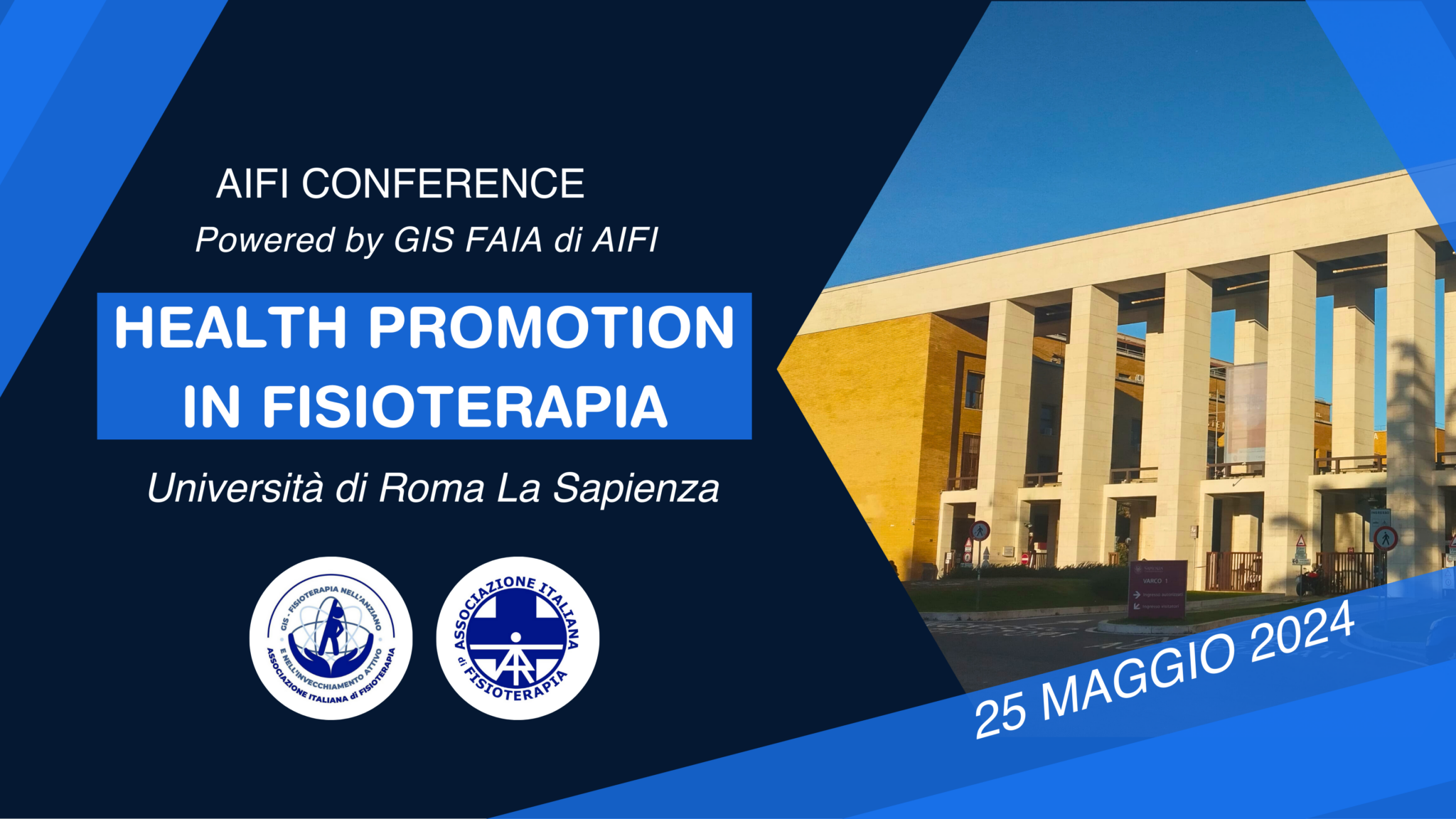 II° Conference GIS FAIA 2024 "Health promotion in Fisioterapia" - 25