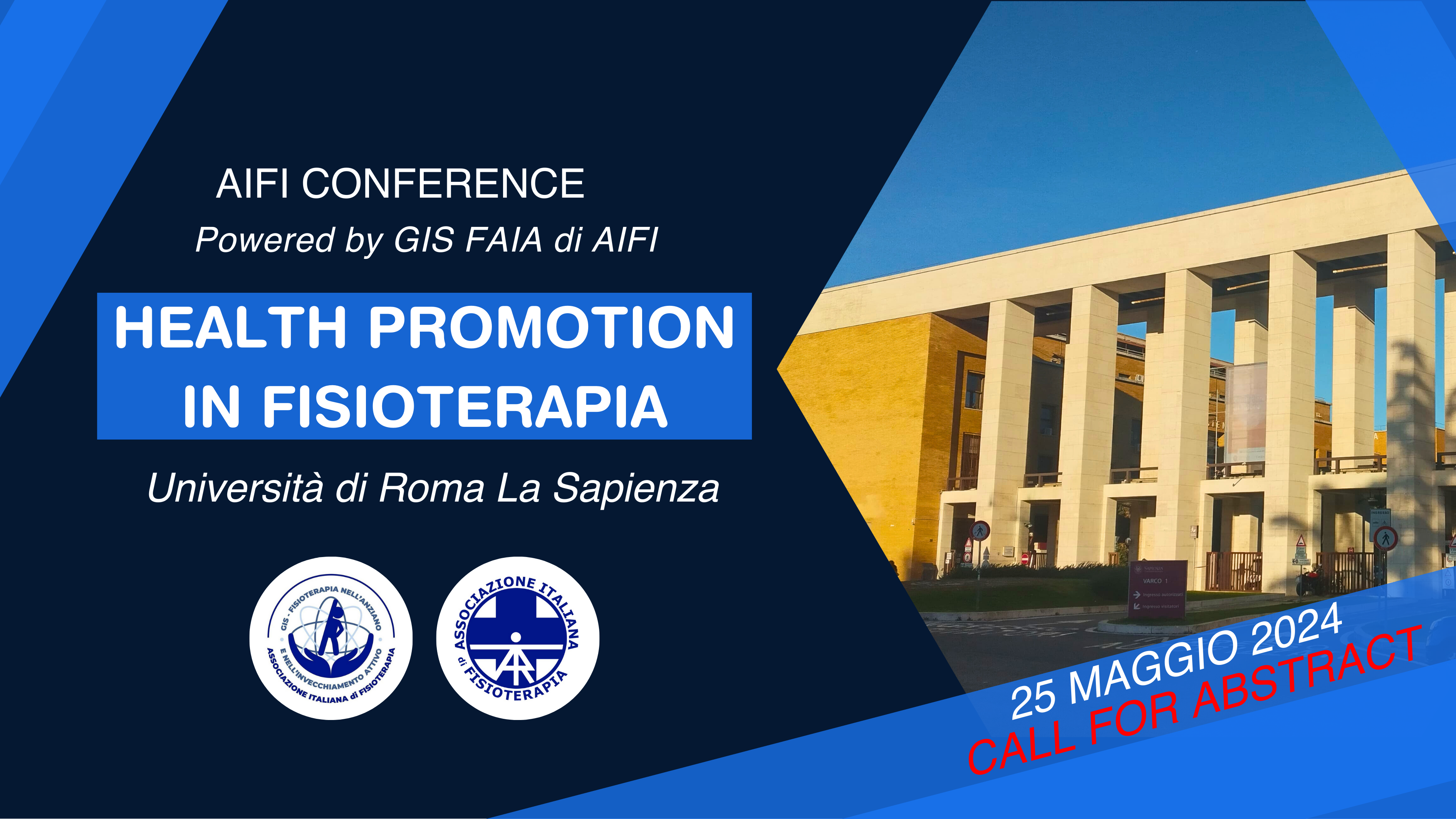 Conference GIS FAIA: call for abstract prorogata al 30/04