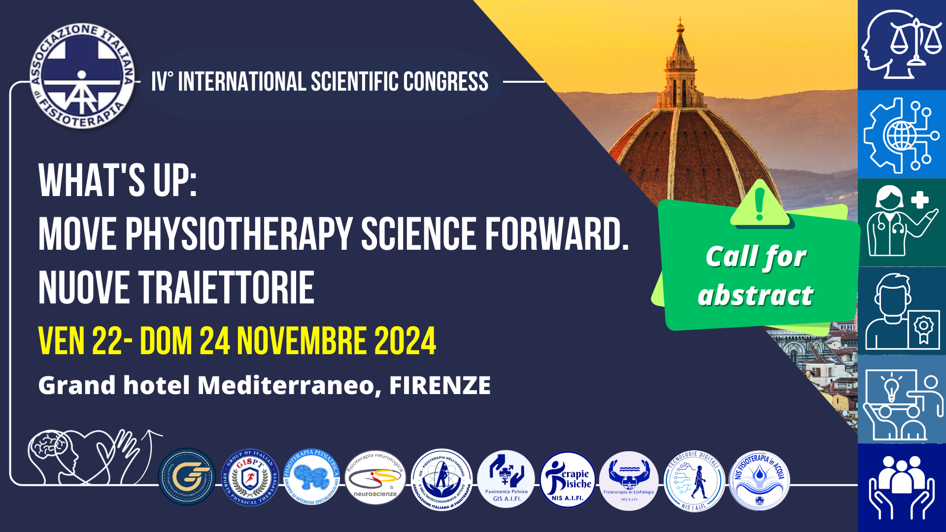 Aperta la Call for Abstract per il IV° International Scientific Congress di AIFI 2024 del 22-24 novembre a Firenze