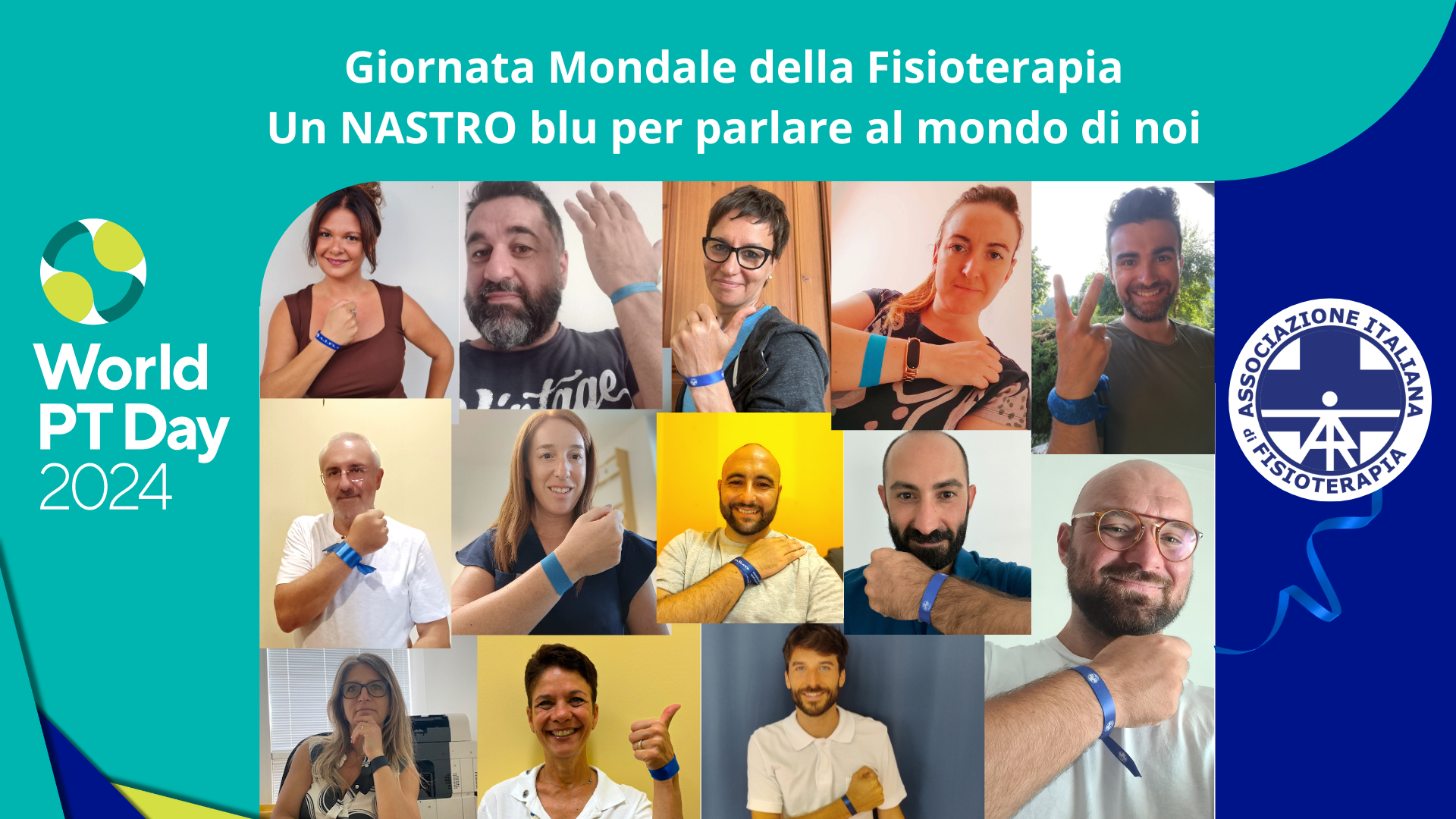 Un nastro blu per parlare al mondo della Fisioterapia