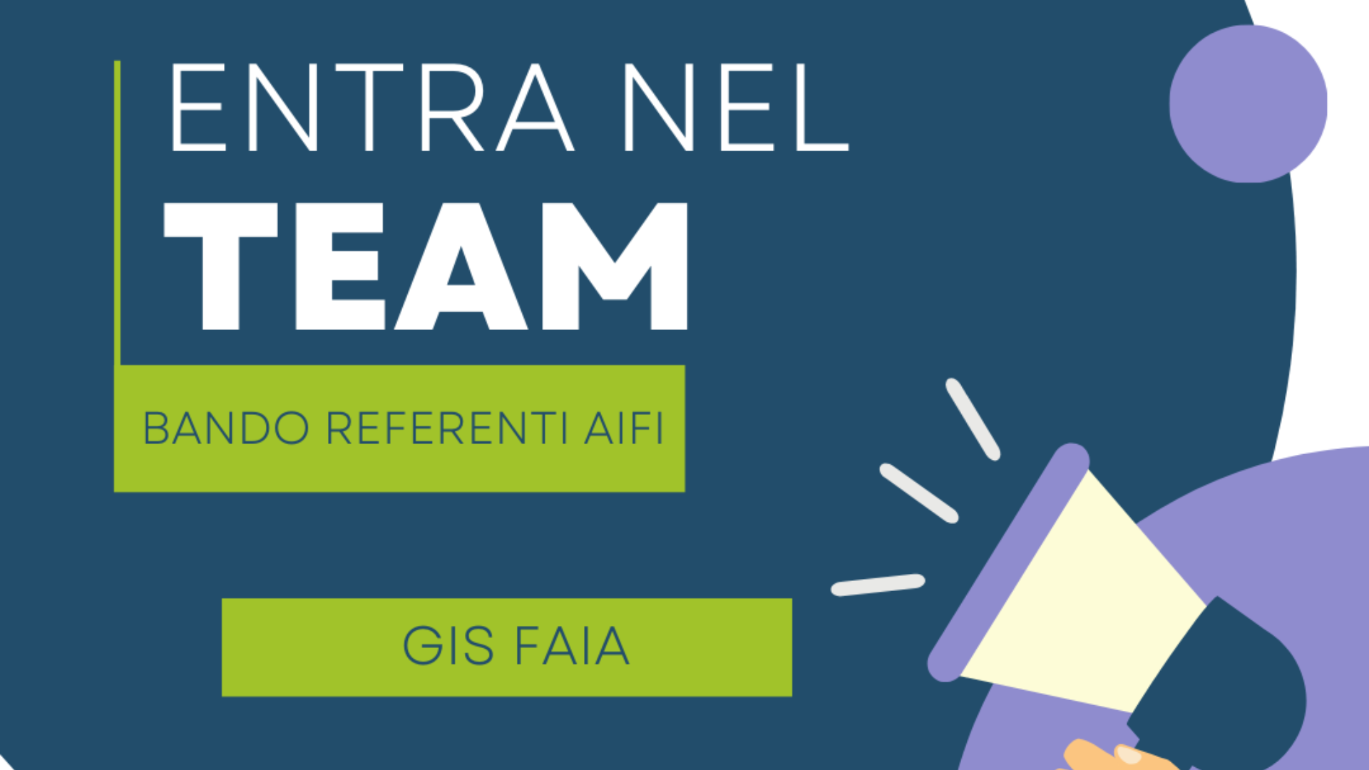 GIS FAIA: pubblicato il bando di selezione per il ruolo di Referenti Regionali nel triennio 2024-2027