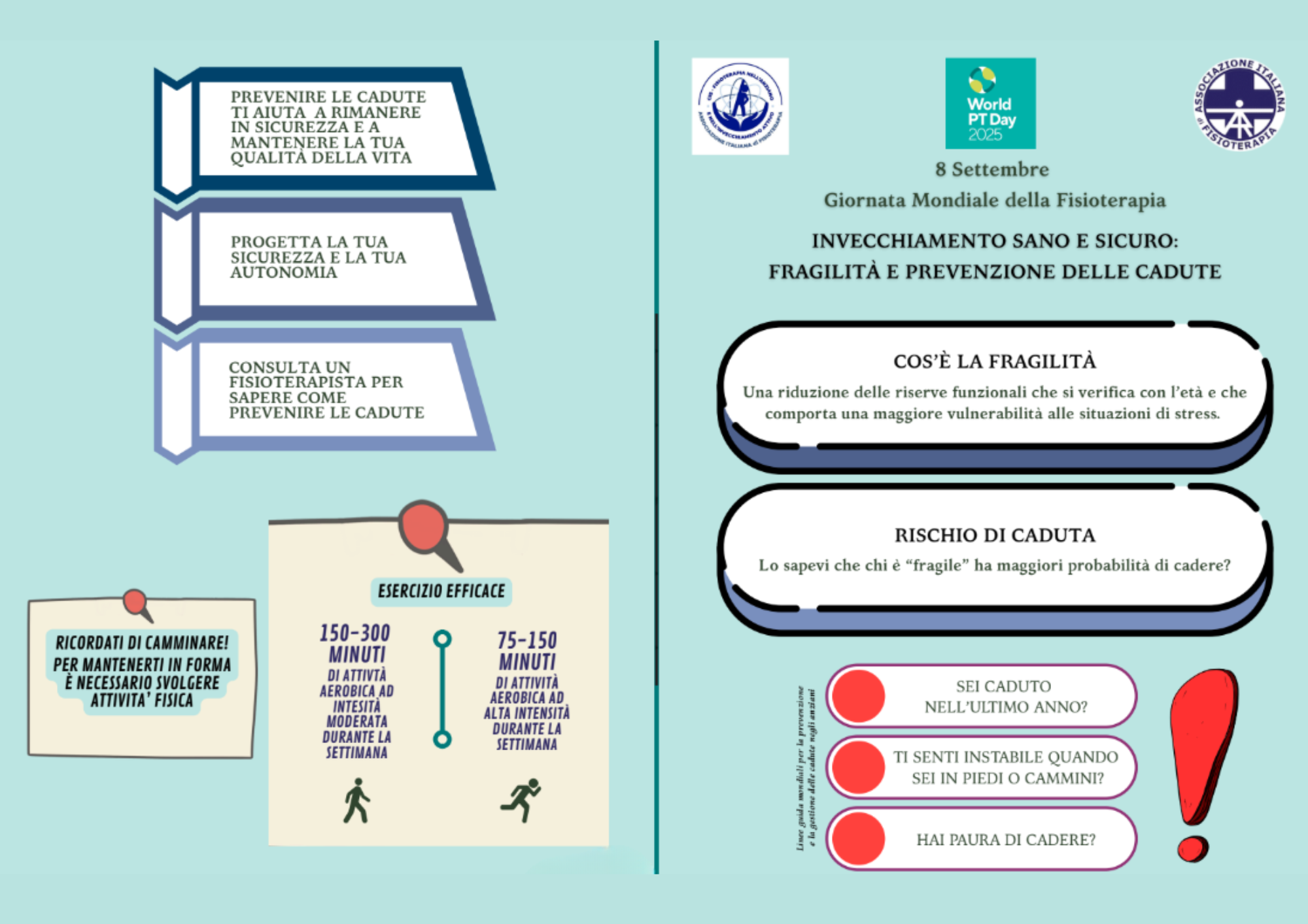 WORLD PT DAY 2025: la guida del GIS FAIA all’invecchiamento sano e attivo